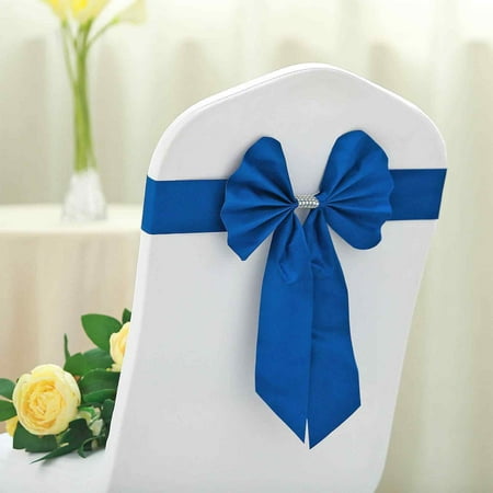 Efavormart 5 Pack Royal Blue Reversible Chair Sashes with Buckle Double Sided Bow Tie Chair Bands Satin & Faux Leather Chair Sash
Efavormart 5 Pack Royal Blue Reversible Chair Sashes with Buckle Double Sided Bow Tie Chair Bands Satin & Faux Leather Chair Sash