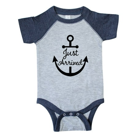 Inktastic Just Arrived New Baby Nautical Anchor Gift Baby Boy or Baby Girl Bodysuit
Inktastic Just Arrived New Baby Nautical Anchor Gift Baby Boy or Baby Girl Bodysuit