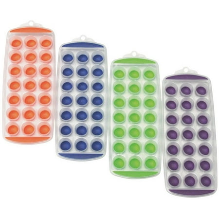Home Plus HPICT Ice Cube Trays, Assorted Colors
