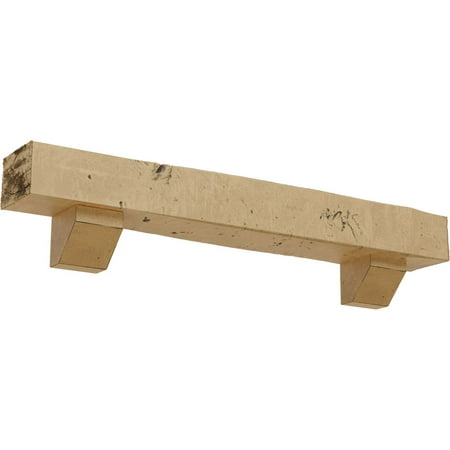 Ekena Millwork 6 H x 6 D x 72 W Knotty Pine Faux Wood Fireplace Mantel Kit w/ Ashford Corbels Natural Pine
Ekena Millwork 6 H x 6 D x 72 W Knotty Pine Faux Wood Fireplace Mantel Kit w/ Ashford Corbels Natural Pine