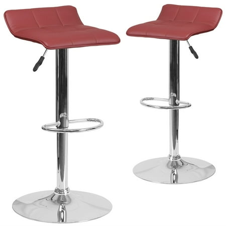flash furniture adjustable height swivel bar stool (set of 2)
