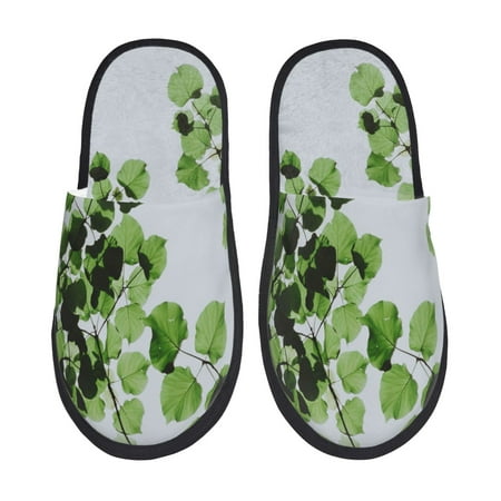 Honeii Watercolor Green Leaves print Slippers Memory Foam House Bedroom Slippers for Women and Men Fuzzy Plush Comfy Faux Fur Lined Slide Shoes-Medium
Honeii Watercolor Green Leaves print Slippers Memory Foam House Bedroom Slippers for Women and Men Fuzzy Plush Comfy Faux Fur Lined Slide Shoes-Medium