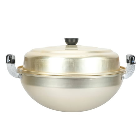 Aluminum Wok Gas Stove Universal Wok Household Cooking Pan Steaming Pan