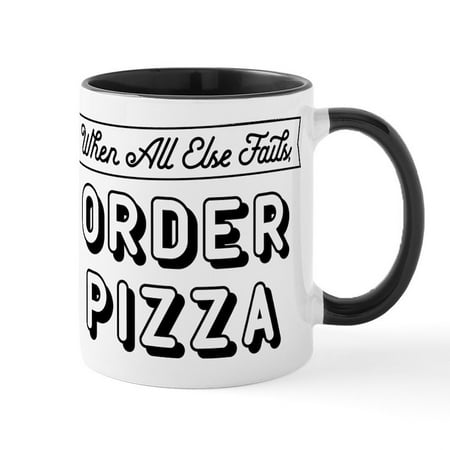 CafePress - When All Else Fails Order Pizza Mug - 11 oz Ceramic Mug - Novelty Coffee Tea Cup
CafePress - When All Else Fails Order Pizza Mug - 11 oz Ceramic Mug - Novelty Coffee Tea Cup