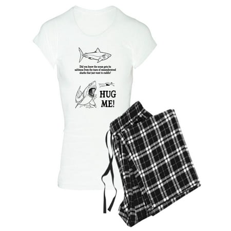 CafePress - Sharks Need Hugs - Women s Light Pajamas