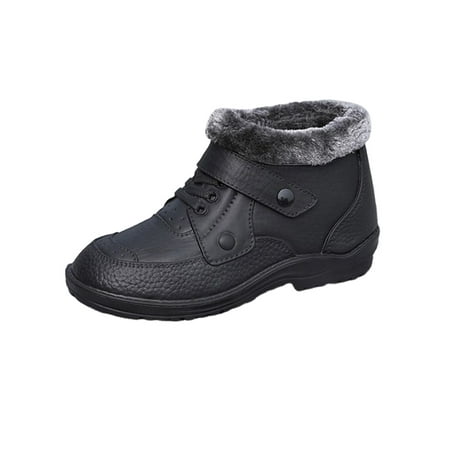 Lacyhop Mens Waterproof Boot Plush Lined Snow Boots Faux Fur Warm Booties Work Non-Slip Ankle Bootie Lightweight Slip On Winter Shoes Black 10
Lacyhop Mens Waterproof Boot Plush Lined Snow Boots Faux Fur Warm Booties Work Non-Slip Ankle Bootie Lightweight Slip On Winter Shoes Black 10