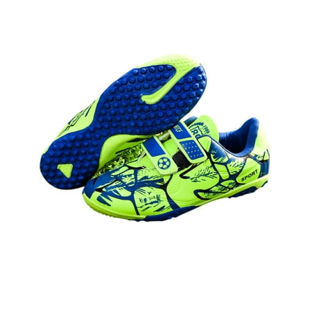 Ferndule Children Soccer Cleats Fitness Workout Sneakers Short Nails Football Shoes Slip Resistant Sport Athletic Shoe Outdoor Trainers Breathable Fold-resistant Green 1Y
Ferndule Children Soccer Cleats Fitness Workout Sneakers Short Nails Football Shoes Slip Resistant Sport Athletic Shoe Outdoor Trainers Breathable Fold-resistant Green 1Y
