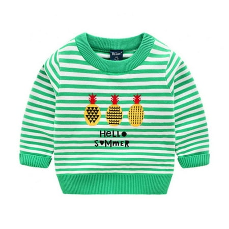 Little Boys Cartoon Sweatshirt Cotton Crewneck Striped Long Sleeve Pullover Tops Toddler Kids 3-4 Years
Little Boys Cartoon Sweatshirt Cotton Crewneck Striped Long Sleeve Pullover Tops Toddler Kids 3-4 Years