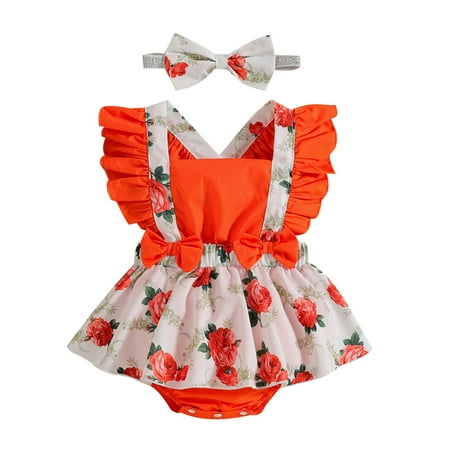 fnhpitd Girls Ruffles Fly Sleeve Floral Printed Romper Bowknot Backless Bodysuits Headbands Outfits Monkey Suits Baby Girls Baby Stuff Girls
fnhpitd Girls Ruffles Fly Sleeve Floral Printed Romper Bowknot Backless Bodysuits Headbands Outfits Monkey Suits Baby Girls Baby Stuff Girls