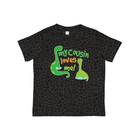 Inktastic My Cousin Loves Me Dinosaur Gift Toddler Boy or Toddler Girl T-Shirt