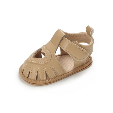 Lacyhop Toddler Kids Crib Shoes Magic Tape Flat Sandal First Walkers Sandals Birthday Lightweight Casual Shoe Breathable Closed Toe Apricot 12-18 months
Lacyhop Toddler Kids Crib Shoes Magic Tape Flat Sandal First Walkers Sandals Birthday Lightweight Casual Shoe Breathable Closed Toe Apricot 12-18 months
