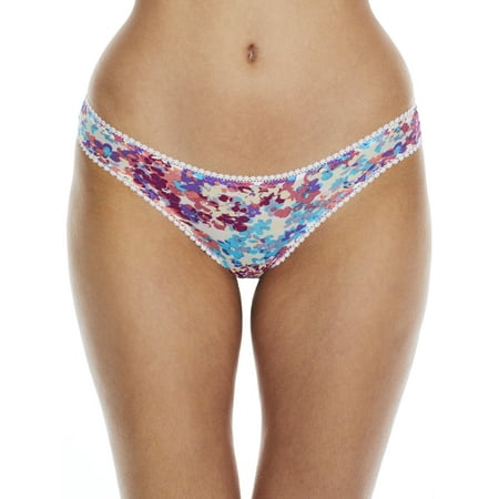 OnGossamer Womens Printed Mesh Hip G Thong Style-22150