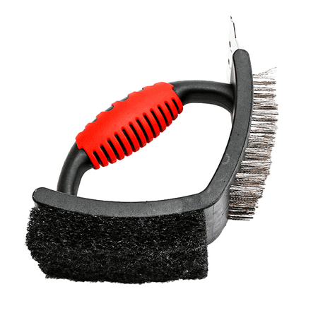 Grill Brush for Outdoor Grill Grill Cleaning Brush BBQ Cleaning Brush with Brass Bristle Scouring Pad and Scraper Shape 1
Grill Brush for Outdoor Grill Grill Cleaning Brush BBQ Cleaning Brush with Brass Bristle Scouring Pad and Scraper Shape 1