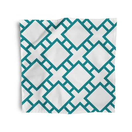 Simply Daisy 18 x 18 Teal Square in St. Louis Napkins Set of 4