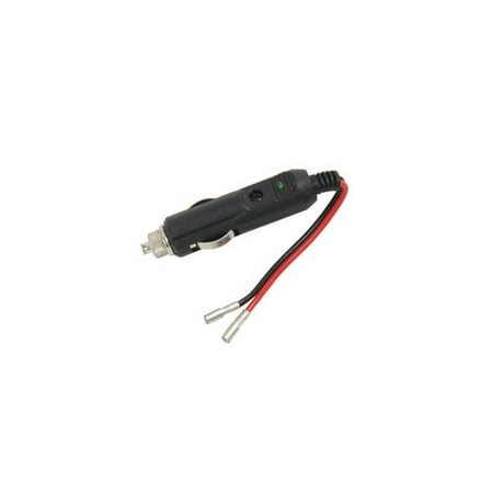 TRUCKSPEC R TSPSP-12V 12-VOLT FUSED REPLACEMENT CIGARETTE LIGHTER PLUG WITH LEADS