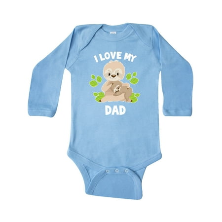 Inktastic Cute Sloth I Love My Dad with Green Leaves Gift Baby Boy or Baby Girl Long Sleeve Bodysuit
Inktastic Cute Sloth I Love My Dad with Green Leaves Gift Baby Boy or Baby Girl Long Sleeve Bodysuit
