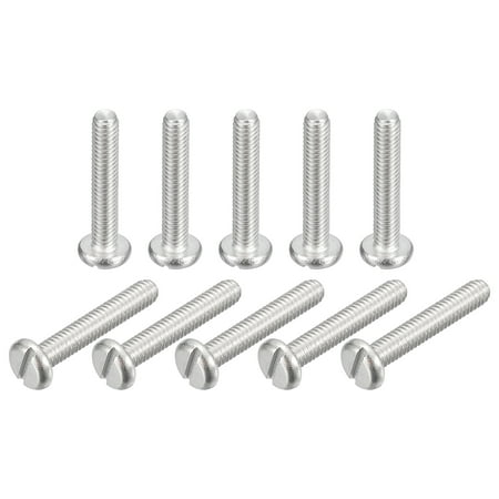 304 Stainless Steel Machine Screws 100 Pack M2.5x14mm Slotted Drive Pan Head Screw Bolts
304 Stainless Steel Machine Screws 100 Pack M2.5x14mm Slotted Drive Pan Head Screw Bolts