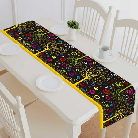 PKQWTM Colorful Dream Landscape Cotton and Linen Table Runner Kitchen Dining Room Supplies Size 16x72 Inch
PKQWTM Colorful Dream Landscape Cotton and Linen Table Runner Kitchen Dining Room Supplies Size 16x72 Inch