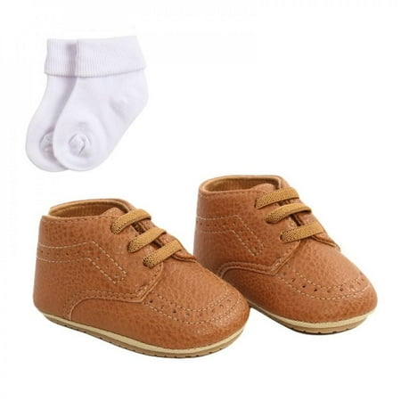 Promotion!Newborn Infant Toddler Baby PU Lace-up shoes Soft Bottom Anti-slip First Walkers Prewalker baby boy girl shoes with socks 0-18M
Promotion!Newborn Infant Toddler Baby PU Lace-up shoes Soft Bottom Anti-slip First Walkers Prewalker baby boy girl shoes with socks 0-18M