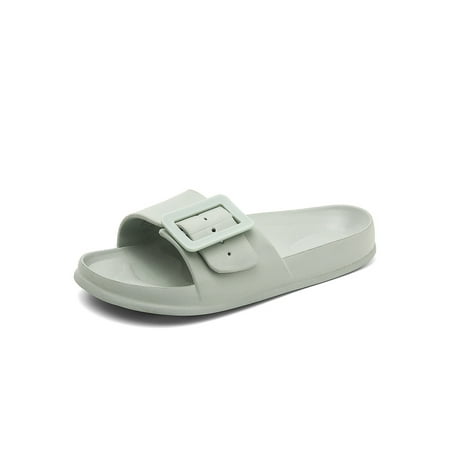 UKAP Women Home Lightweight Backless Lady Adjustable Quick Dry Flat Sandal Cool Slip On Slippers Gray 5.5
UKAP Women Home Lightweight Backless Lady Adjustable Quick Dry Flat Sandal Cool Slip On Slippers Gray 5.5