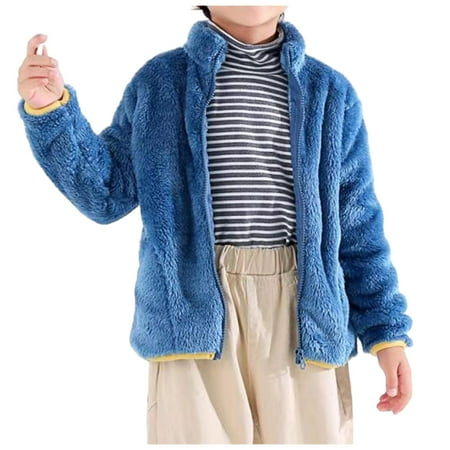EHTMSAK Toddler Child Girl s Hooded Fall Winter Jackets Infant Baby Zip Up Fleece Long Sleeve Outerwear Thicken Coat Blue 6M-7Y 100
EHTMSAK Toddler Child Girl s Hooded Fall Winter Jackets Infant Baby Zip Up Fleece Long Sleeve Outerwear Thicken Coat Blue 6M-7Y 100