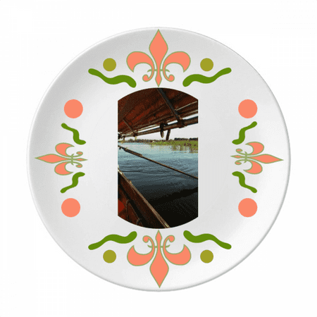 Field Art Deco Fashion Flower Ceramics Plate Tableware Dinner Dish