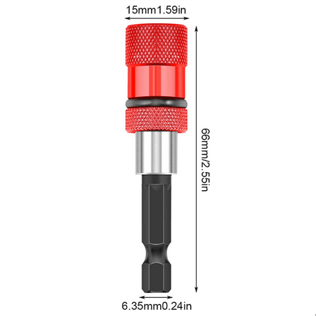 Screw-driver Bit Holder 4Pcs Adjustable Screw Depth Magnetic Screw-Driver Bit Holder 1/4 inch Hex Driver With 4Pcs PH2 Bits 60mm Quick Holder
Screw-driver Bit Holder 4Pcs Adjustable Screw Depth Magnetic Screw-Driver Bit Holder 1/4 inch Hex Driver With 4Pcs PH2 Bits 60mm Quick Holder