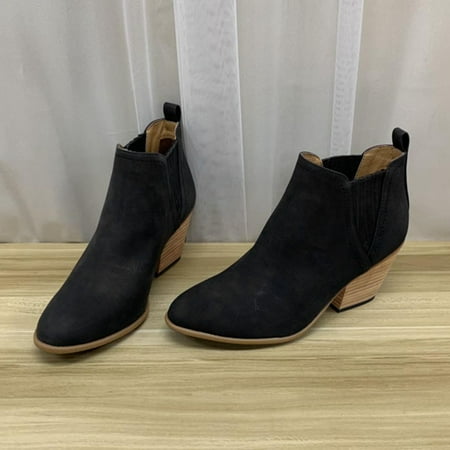 Cathalem Lace up Boots for Women with Rubber Heel Ladies Shoes Thick Heel Booties Casual Shoes Non Slip Women s Boots Low Heel Black 8.5
Cathalem Lace up Boots for Women with Rubber Heel Ladies Shoes Thick Heel Booties Casual Shoes Non Slip Women s Boots Low Heel Black 8.5