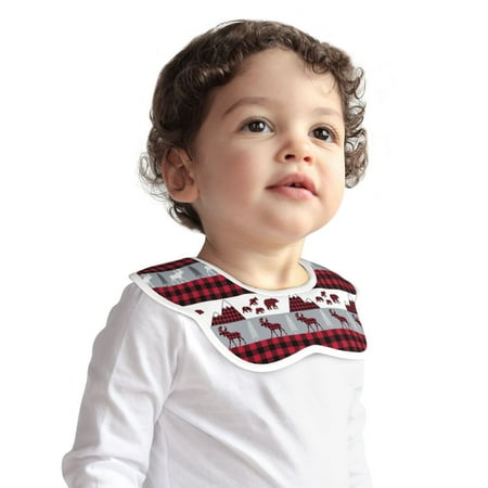 Bingfone Buffalo Plaid Forest Soft Bibs for Baby Boy Girl 360 Rotate Petal Absorbent Bibs Washable for Drooling Teething
Bingfone Buffalo Plaid Forest Soft Bibs for Baby Boy Girl 360 Rotate Petal Absorbent Bibs Washable for Drooling Teething