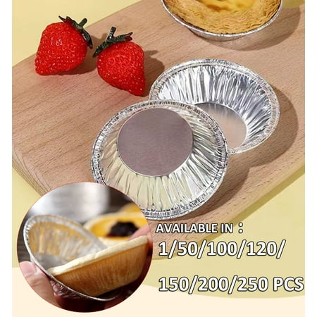 5-inch (12.7 Cm) Small Round Pie Tin Foil Pot - Frozen and Oven Safe Disposable Aluminum - Used for Baking Cooking Storage and Reheating
5-inch (12.7 Cm) Small Round Pie Tin Foil Pot - Frozen and Oven Safe Disposable Aluminum - Used for Baking Cooking Storage and Reheating