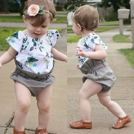 Fashion Newborn Kids Baby Girl Casual Cotton Floral Tops T-shirt +Shorts Briefs +Headband Clothes
Fashion Newborn Kids Baby Girl Casual Cotton Floral Tops T-shirt +Shorts Briefs +Headband Clothes