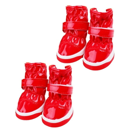 Bobasndm Good-looking Puppy Shoes Glossy for Indoor Keep Warmth