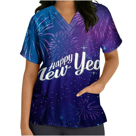 Hvyesh Summer Savings Clearance! Womens Plus Scrubs Cute Print Scrub Shirt Tops Short Sleeve V Neck Pocket Working Uniform Medical Workwear Green Scrubs for women XXL
Hvyesh Summer Savings Clearance! Womens Plus Scrubs Cute Print Scrub Shirt Tops Short Sleeve V Neck Pocket Working Uniform Medical Workwear Green Scrubs for women XXL