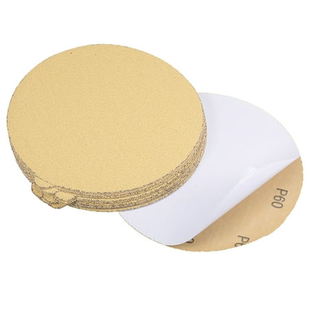 6-Inch PSA Sanding Disc Aluminum Oxide Adhesive Back Sandpaper Yellow 60 Grits 10pcs
6-Inch PSA Sanding Disc Aluminum Oxide Adhesive Back Sandpaper Yellow 60 Grits 10pcs