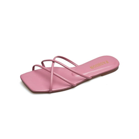 Woobling Womens Sandal Beach Slides Slip On Flat Sandals Indoor Outdoor Slippers Lightweight Summer Comfortable Red 5
Woobling Womens Sandal Beach Slides Slip On Flat Sandals Indoor Outdoor Slippers Lightweight Summer Comfortable Red 5