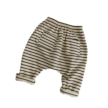 Jgppe Baby Boys Girls Cotton Pants Unisex Elastic Waist Loose Stripe Printed Basic Wide Leg Pants 6 Months-3 Years
Jgppe Baby Boys Girls Cotton Pants Unisex Elastic Waist Loose Stripe Printed Basic Wide Leg Pants 6 Months-3 Years