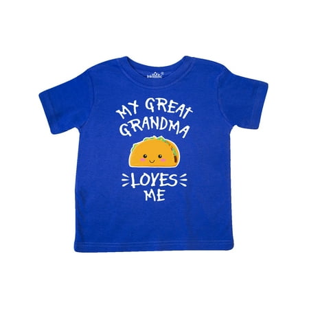Inktastic My Great Grandma Loves Me with Taco Illustration Gift Toddler Boy or Toddler Girl T-Shirt
Inktastic My Great Grandma Loves Me with Taco Illustration Gift Toddler Boy or Toddler Girl T-Shirt