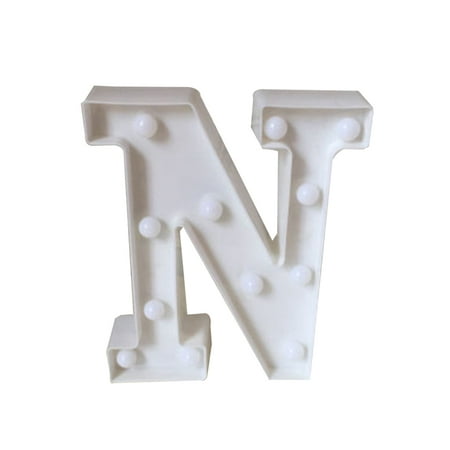 Luminous 26 English Alphabet LED Letter Light Night Lamp Wedding Party Room Letter Decoration N
Luminous 26 English Alphabet LED Letter Light Night Lamp Wedding Party Room Letter Decoration N