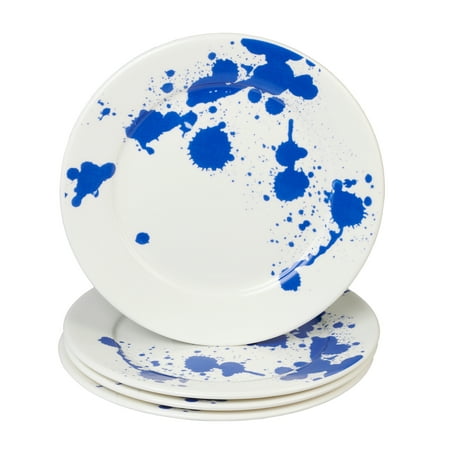 Servappetit Set of 4 9 Salad Plates White with a Splash of Blue Oven Microwave & Dishwasher Safe
Servappetit Set of 4 9 Salad Plates White with a Splash of Blue Oven Microwave & Dishwasher Safe
