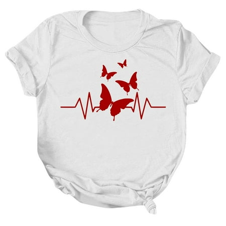 ASEIDFNSA Corset Top With Sleeves Long Sleeve Shirt for Women Women Casual Valentine S Day Print T Shirt Short Sleeve Shirt Loose Blousetops
ASEIDFNSA Corset Top With Sleeves Long Sleeve Shirt for Women Women Casual Valentine S Day Print T Shirt Short Sleeve Shirt Loose Blousetops