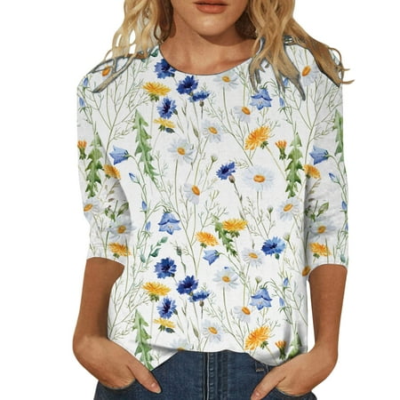 Knit Blouses for Women Ladies 2023 Spring And Summer Fashion Printed 7 Point Sleeve Top Pajamas Shirts for Women plus Size
Knit Blouses for Women Ladies 2023 Spring And Summer Fashion Printed 7 Point Sleeve Top Pajamas Shirts for Women plus Size