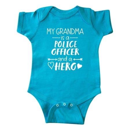 Inktastic My Grandma is a Police Officer and a Hero Gift Baby Boy or Baby Girl Bodysuit
Inktastic My Grandma is a Police Officer and a Hero Gift Baby Boy or Baby Girl Bodysuit
