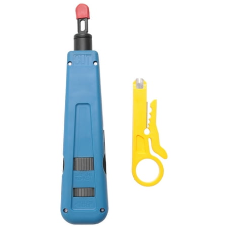 

Punch Down Impact Tool With 110 And 66 Blades Network Wire Cable Cat6/Cat5E Telephone Impact Terminal Insertion Tools