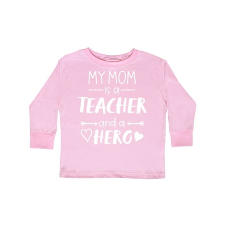 Inktastic My Mom is a Teacher and a Hero Gift Toddler Boy or Toddler Girl Long Sleeve T-Shirt
Inktastic My Mom is a Teacher and a Hero Gift Toddler Boy or Toddler Girl Long Sleeve T-Shirt