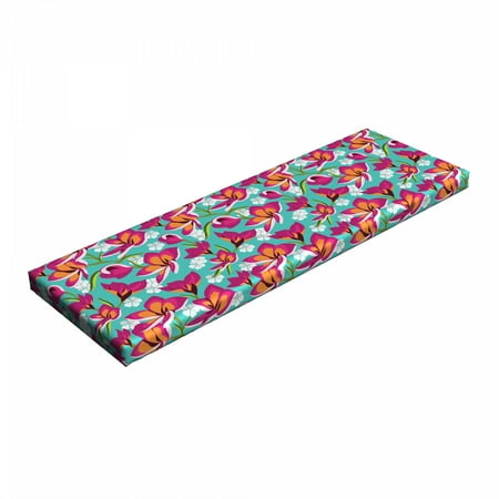 Colorful Bench Pad Hand Drawn Floral Composition with Coming of the Spring Theme Botanical Pattern HR Foam Cushion with Decorative Fabric Cover 45 x 15 x 2 Multicolor by Ambesonne
Colorful Bench Pad Hand Drawn Floral Composition with Coming of the Spring Theme Botanical Pattern HR Foam Cushion with Decorative Fabric Cover 45 x 15 x 2 Multicolor by Ambesonne
