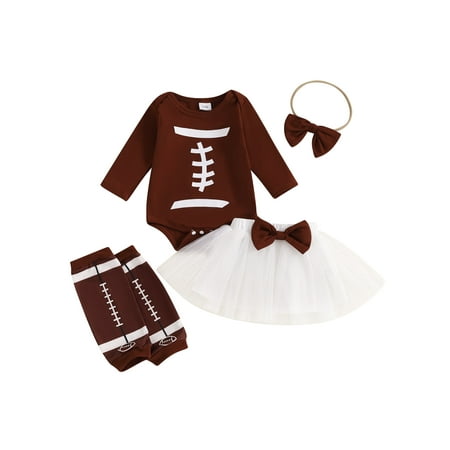 Bagilaanoe 4Pcs Baby Girls Fall Clothes for Newborn Print Long Sleeve Romper Tops + Tulle A-Line Skirt + Headband + Socks 3M 6M 12M 18M Infant Casual Skirt Set
Bagilaanoe 4Pcs Baby Girls Fall Clothes for Newborn Print Long Sleeve Romper Tops + Tulle A-Line Skirt + Headband + Socks 3M 6M 12M 18M Infant Casual Skirt Set