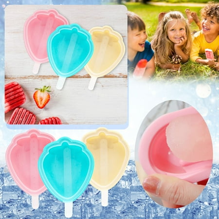 WANYNG DIY Ice Creams Mould 3 Piece Set Popsicle Ice Silicone Ice Creams Mould Popsicle Mould
WANYNG DIY Ice Creams Mould 3 Piece Set Popsicle Ice Silicone Ice Creams Mould Popsicle Mould