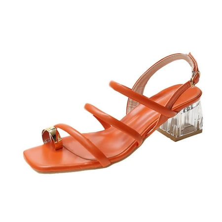 GNEIKDEING Women Shoes Summer Sandals Buckle Strap Square Toe Set Toe Crystal Chunky Heel Sandals Gift on Clearance
GNEIKDEING Women Shoes Summer Sandals Buckle Strap Square Toe Set Toe Crystal Chunky Heel Sandals Gift on Clearance