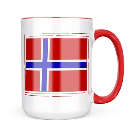 Neonblond Norway Flag Mug gift for Coffee Tea lovers