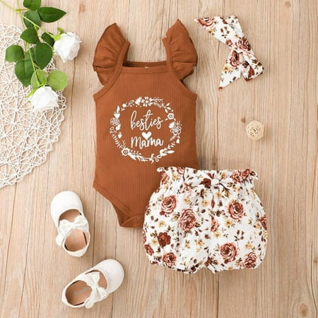 3Pcs Baby Girl Summer Clothes Letter Printed Outfits Shorts Set Short Sleeve Bodysuit Romper Top + Headband
3Pcs Baby Girl Summer Clothes Letter Printed Outfits Shorts Set Short Sleeve Bodysuit Romper Top + Headband